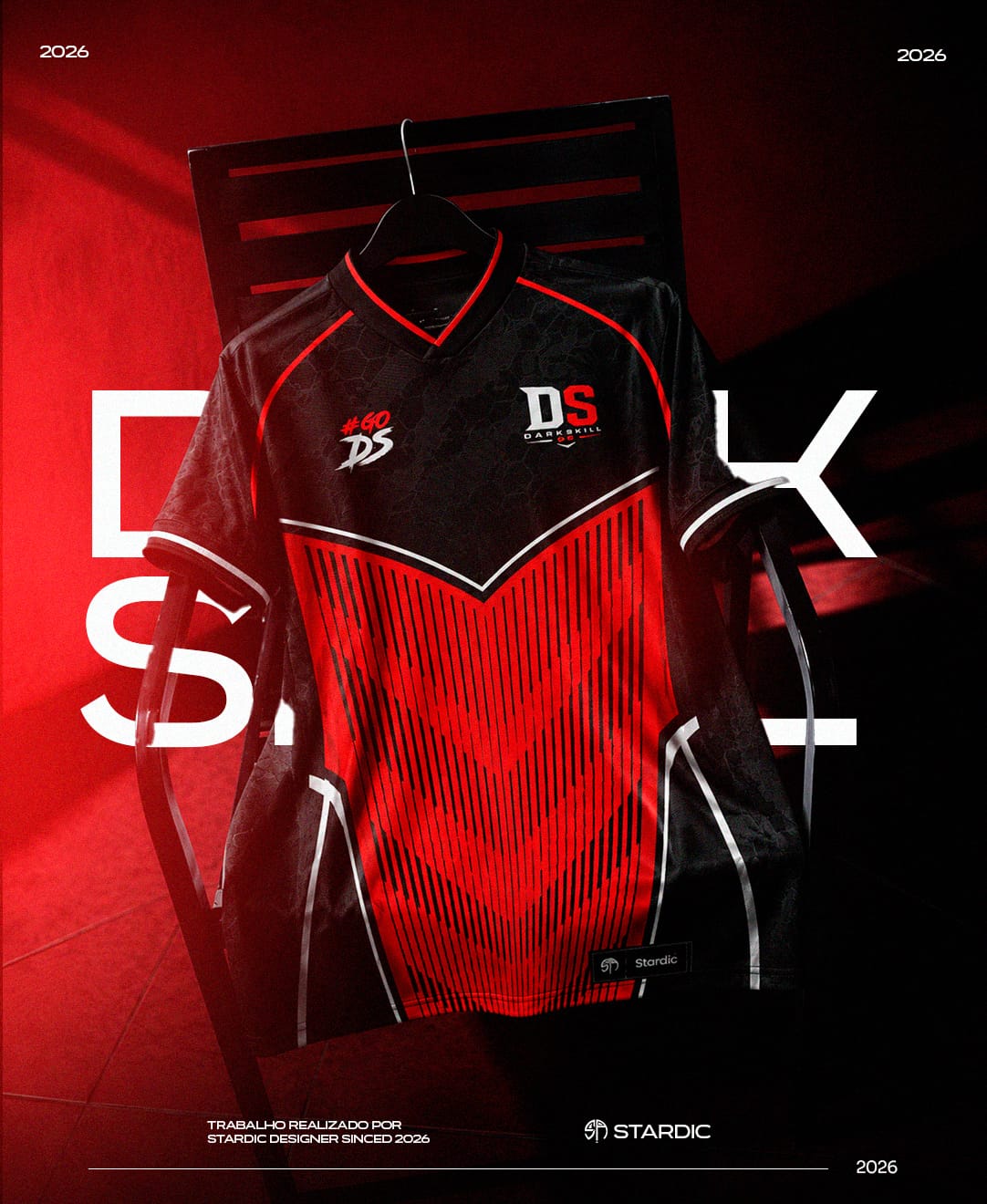 Uniforme oficial da DarkSkillGG Esports