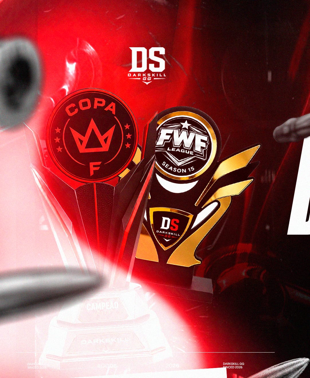 Troféus conquistados pela DarkSkillGG
